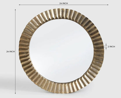 Celestial Fold Aluminium Glass Mirror