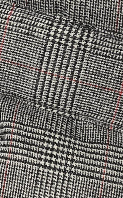 Alexandre Vauthier Checked Stretch - Wool Puffer Jacket - Runway Catalog