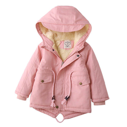 Children's Autumn And Winter Clothing | Boys Cashmere Winter Coat
