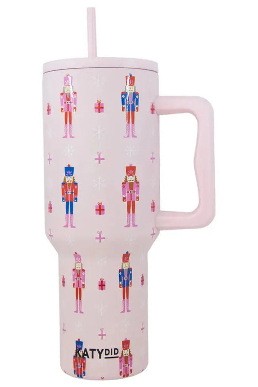 katydid christmas nutcrackers 38oz tumbler front