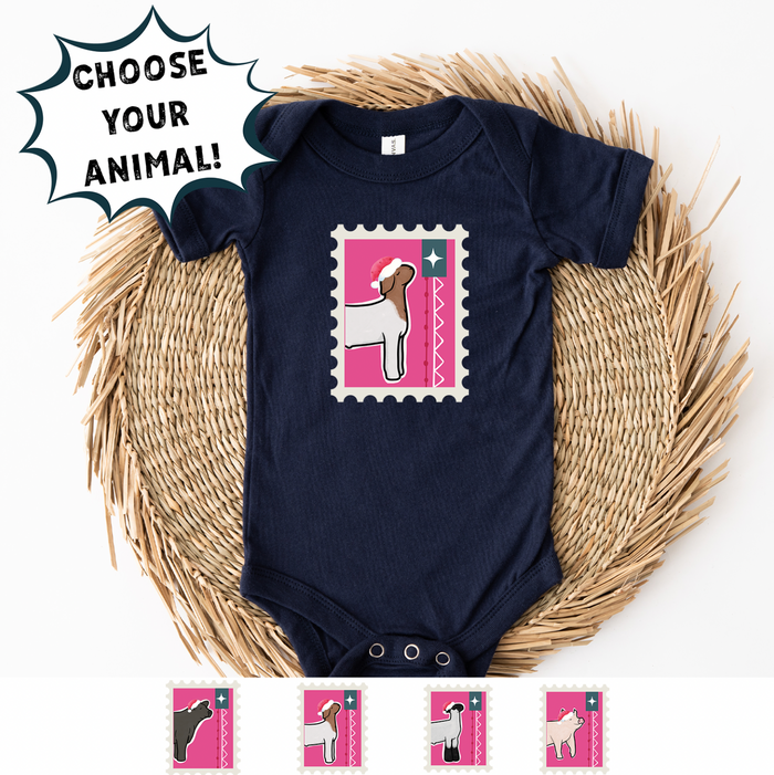 Christmas Stamp- Choose Your Animals – Infant/Toddler/Youth