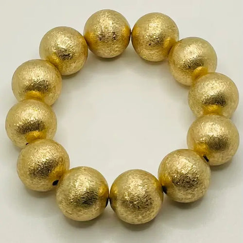 chunky big ball beaded bracelet