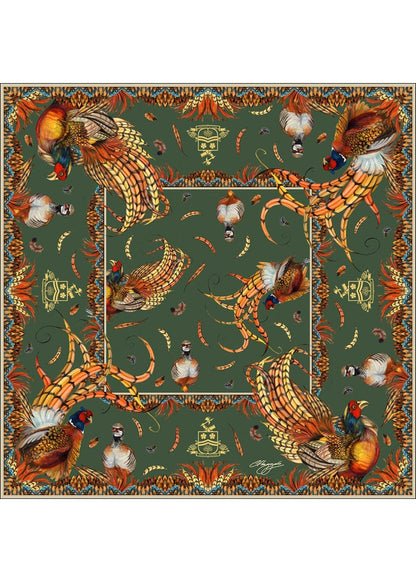 Clare Haggas Large Scarf - Heads or Tails