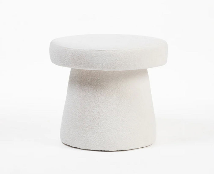 Clawz Cotton Ottoman White