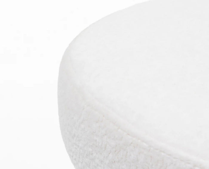 Clawz Cotton Ottoman White