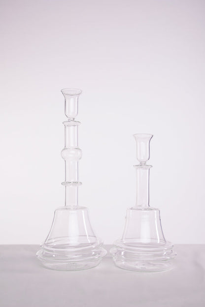 Clear Candle Holder