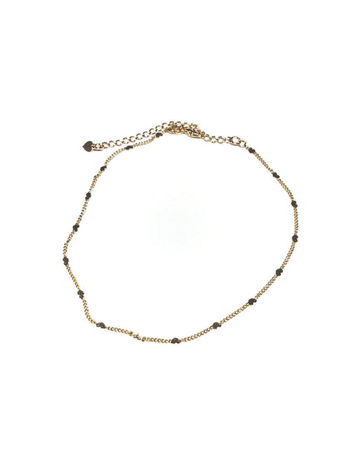 Delicate Hearts Anklet in Gold plated sterling