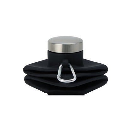 Clix Collapsible Silicone Bottle w/ Carabiner - 23 Oz.