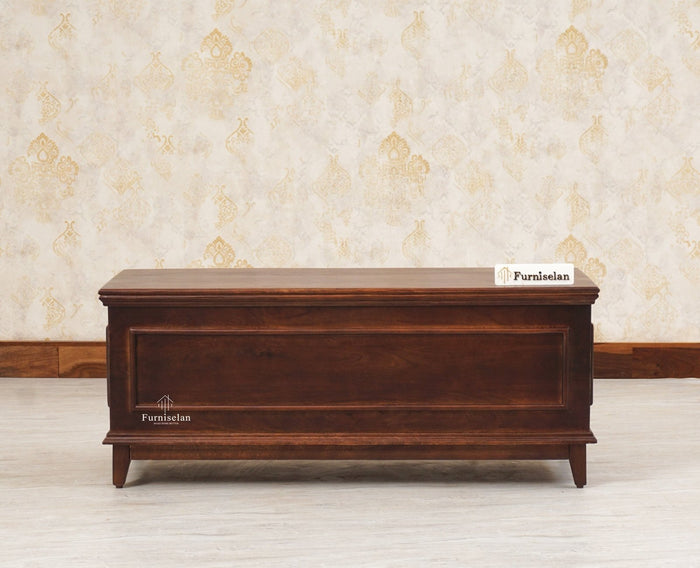 Colva Solid wood Storage Trunk Box - Trunks & Cabinets - Furniselan  - Grey-Finish