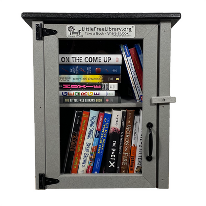 Composite Two Story Gray Kit Little Free Library