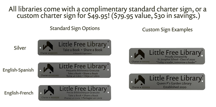 Composite Two Story Maroon Little Free Library