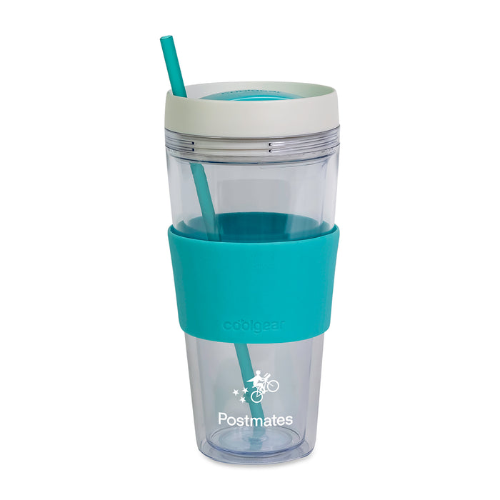 Cool Gear® Callisto Chiller Clear Straw Bottle - 24 Oz.