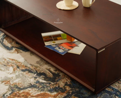 Copenhagen Simple Wooden Coffee Table Furniselan - Grey Finish