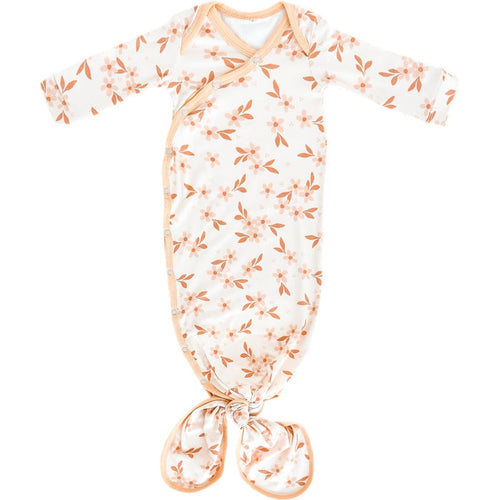 Copper Pearl Newborn Knotted Gown | Rue