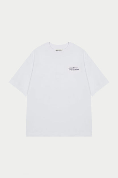 COPYRIGHT MULTI GRAPHIC T-SHIRT - WHITE/NAVY