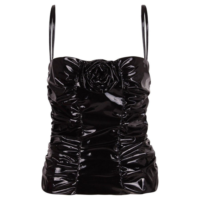 Blumarine Corsage Ruched Top - Runway Catalog