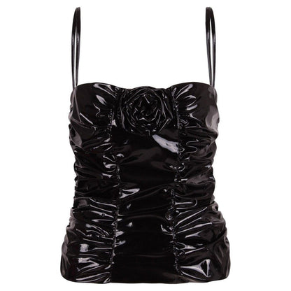 Blumarine Corsage Ruched Top - Runway Catalog