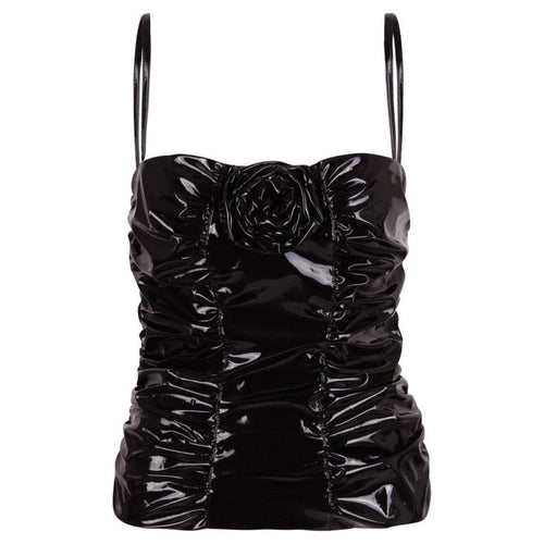 Blumarine Corsage Ruched Top - Runway Catalog