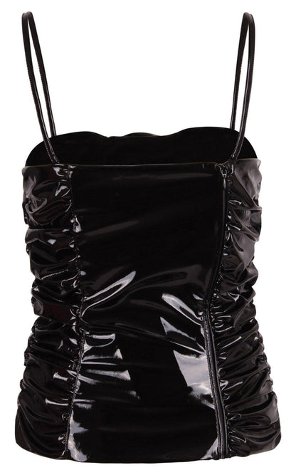 Blumarine Corsage Ruched Top - Runway Catalog