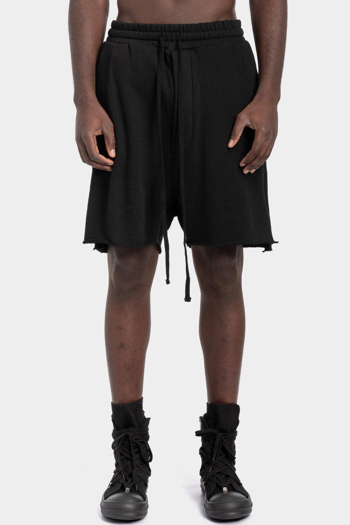 Thom Krom | SS26 - Cotton sweat shorts, Black MST519