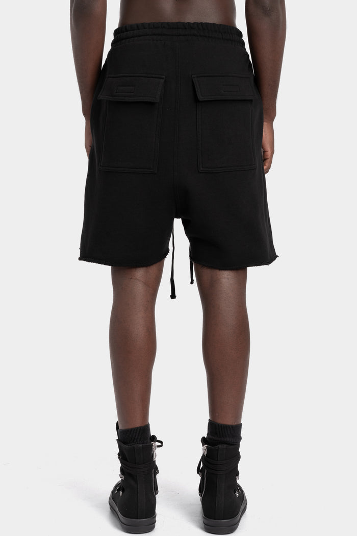 Thom Krom | SS26 - Cotton sweat shorts, Black MST519
