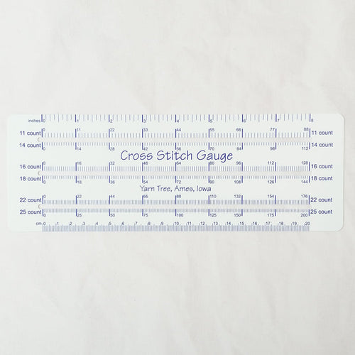 Cross Stitch Gauge and Rule-Stitched Modern