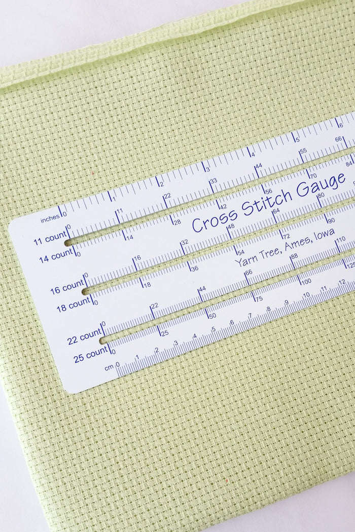 Cross Stitch Gauge and Rule-Stitched Modern