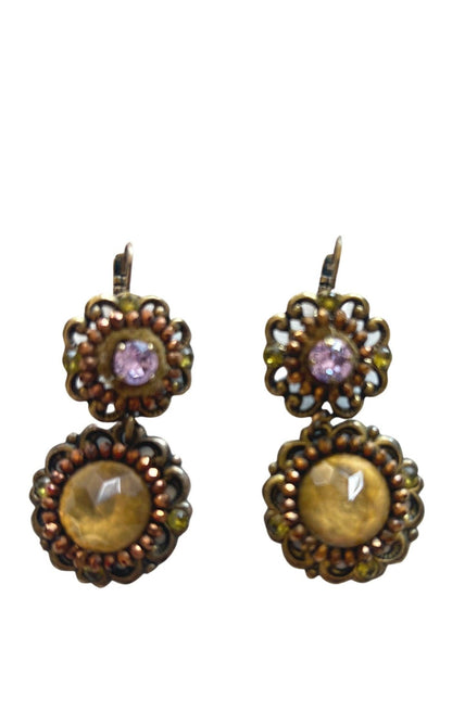 Satellite Paris Crystal Embellished Earrings - Runway Catalog