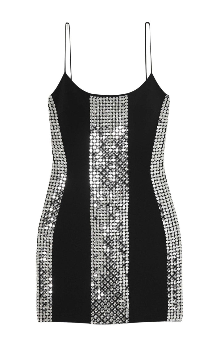 David Koma Crystal Embroidered Cami Mini Dress - Runway Catalog