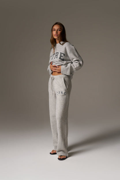 CTRE KNITTED JOGGERS - GREY