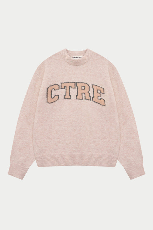 CTRE KNITTED SWEATSHIRT - PINK