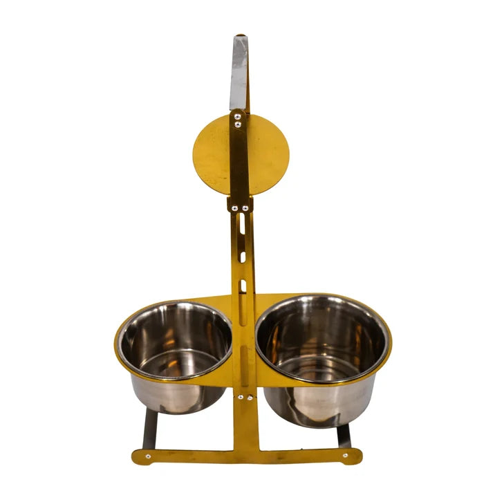 Cyril Double Bowl Charcoal Basket