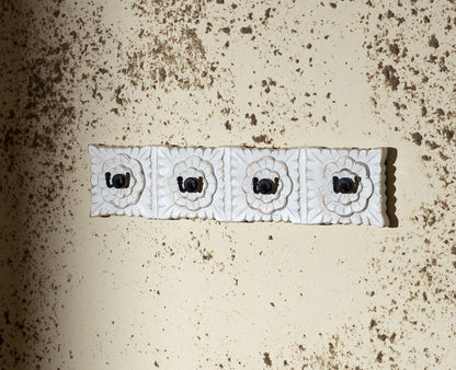 Dalston Wooden wall Shelve Hanger Furniselan Antique Cream and Gold