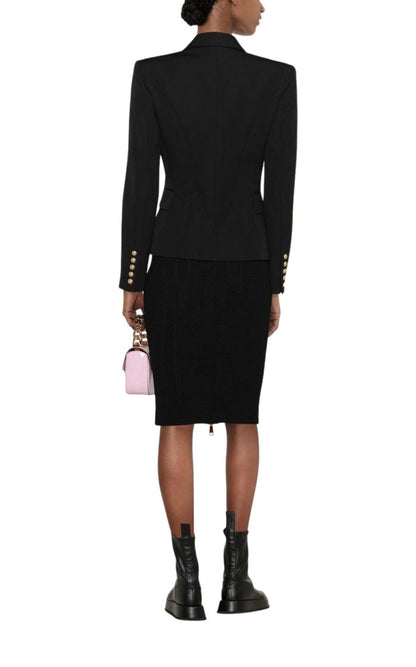Balmain Double Breasted Wool Blazer - Runway Catalog