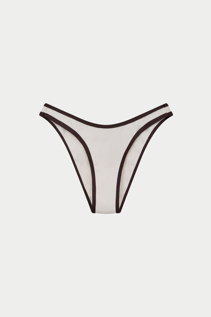 DOUBLE LAYER BIKINI BOTTOMS - CREAM