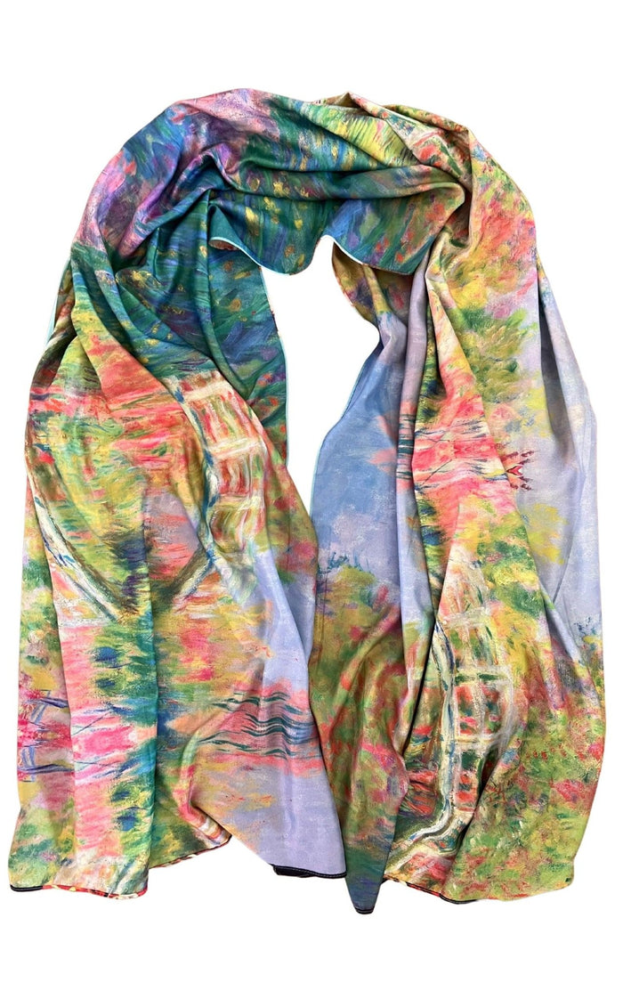 Cult Moda Double Sided Silk Shawl - Runway Catalog