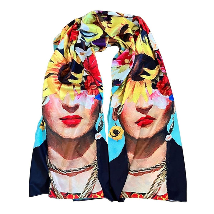 Cult Moda Double Sided Silk Shawl - Runway Catalog