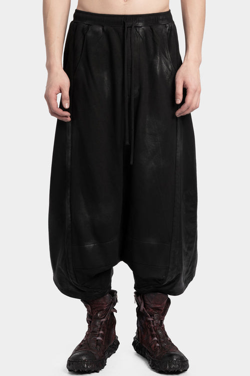 Julius_7 | AW25 - Overlong coated sweat shorts, 917PAM27