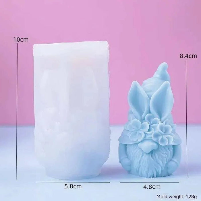 DIY Plaster Easter Candle Silicone Mold - 4 Designs - Temperature Resistant - DiyCraftsProject