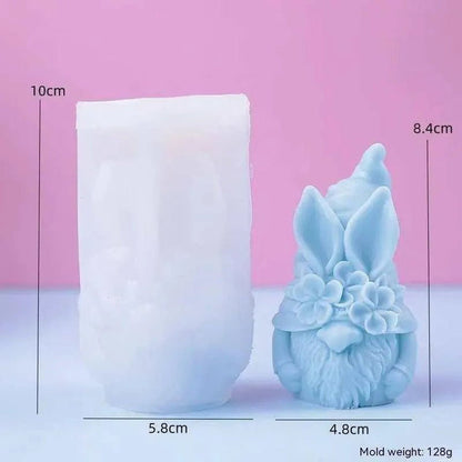 DIY Plaster Easter Candle Silicone Mold - 4 Designs - Temperature Resistant - DiyCraftsProject