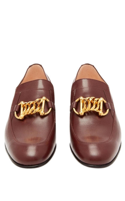 Gucci Ebal Horsebit Leather Loafers - Runway Catalog