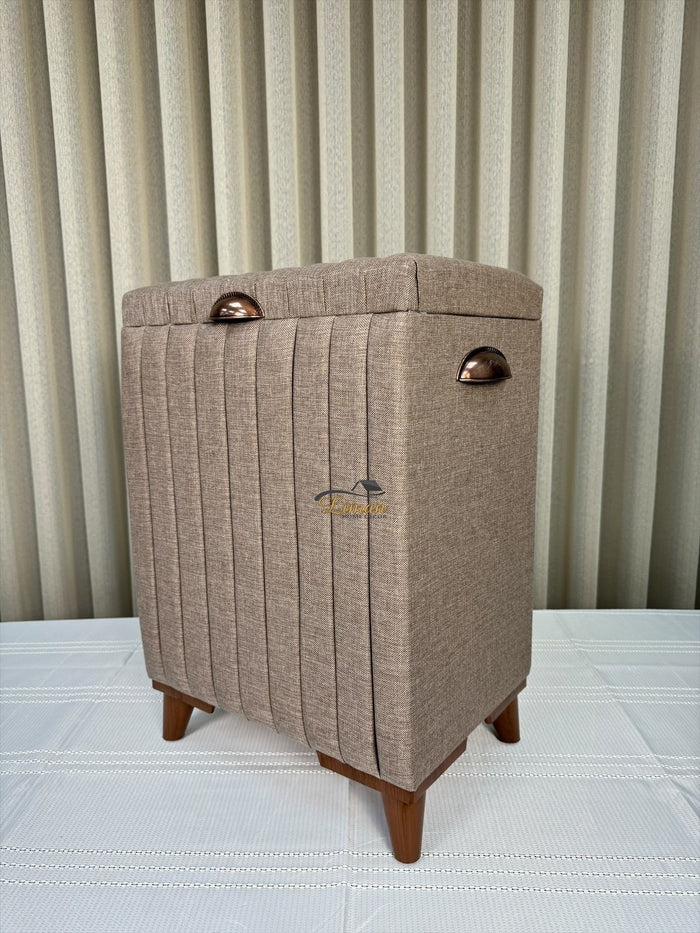 Liman Home Decor - Liman Online ELEGANCE WASMAND / OPBERGMAND BRUIN