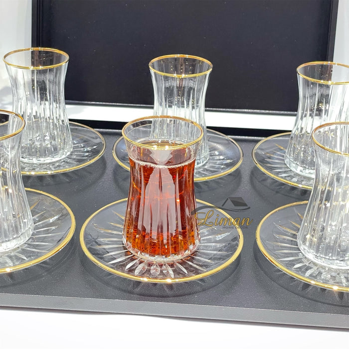 Esco Esco Isik Gold Theeset 12 Delig | 6 Persoons