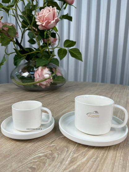 MULEX Espressoset 12 Delig | 6 Persoons Wit