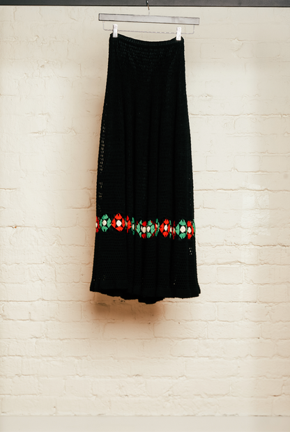 Ethereal Crochet Top & Midi Skirt Set image 3