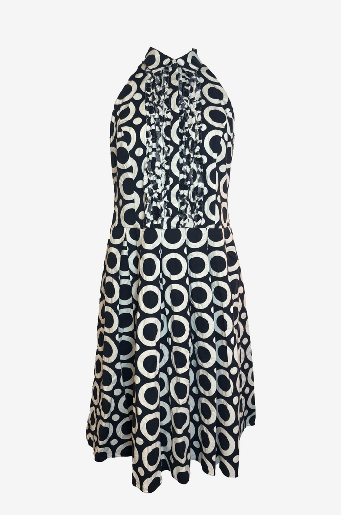 Feraud Vintage Halter Neck Midi Dress