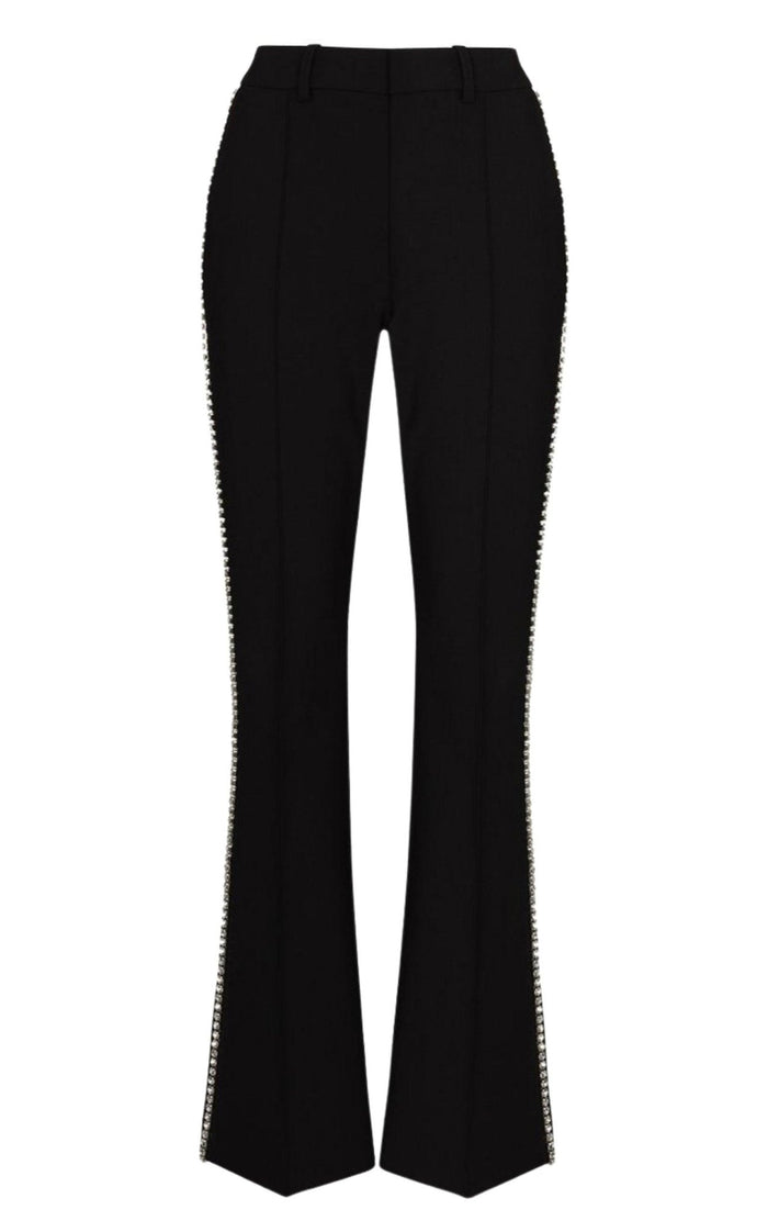 Area Fitted Jeweled Pants - Runway Catalog