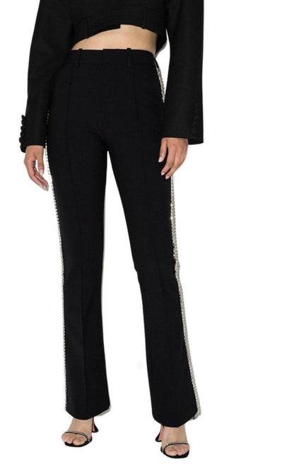 Area Fitted Jeweled Pants - Runway Catalog