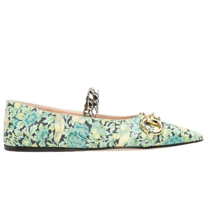 Gucci Floral Horsebit Ballerina Shoes - Runway Catalog