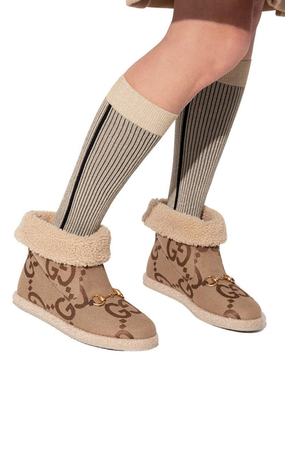 Gucci Fria Jumbo GG Slipper Bootie - Runway Catalog